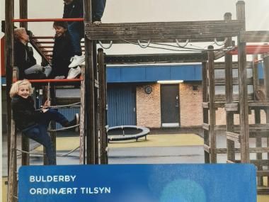 Gammel forside på en tilsynsrapport